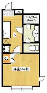 伊神マンション【1階】の間取り