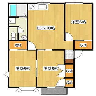 アルベール【2階】の間取り