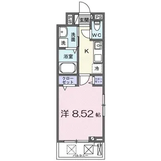 ル・ボワ【3階】の間取り