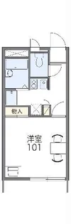 レオパレスフォレスト【2階】の間取り