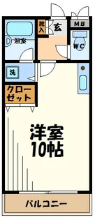 ハウスフォーレスト【1階】の間取り