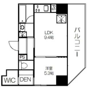 タイガーアパートメント【3階】の間取り