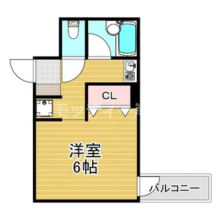 パラディ梅南【3階】の間取り