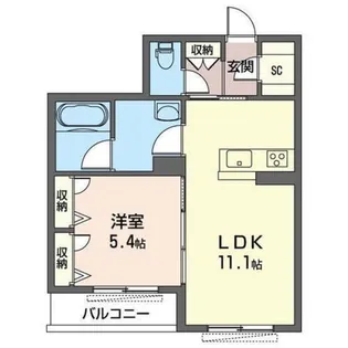 イルマーレ【2階】の間取り