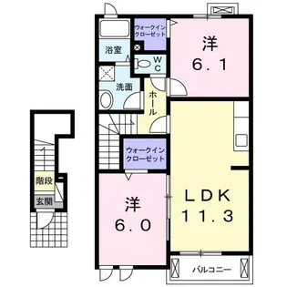 グランドパレス高樹 III【2階】の間取り