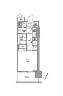 レキシントンスクエア白金高輪【5階】の間取り