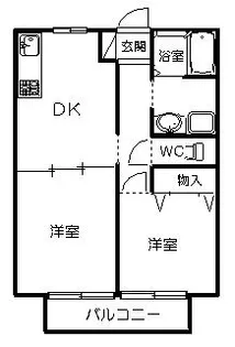 サンダーハイツ【2階】の間取り