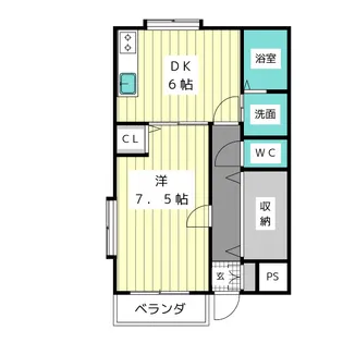 メゾンTAKAGI【1階】の間取り