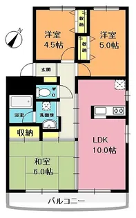 エイタイマンション【5階】の間取り