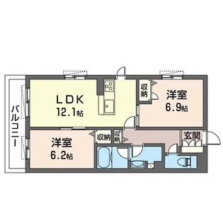 Feliseed【3階】の間取り