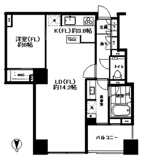 シティタワーズ豊洲ザ・ツイン【35階】の間取り