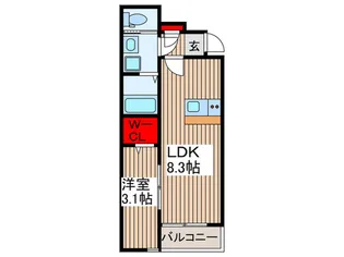 ルミナス【1階】の間取り