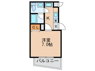 メゾンエトワル【5階】の間取り
