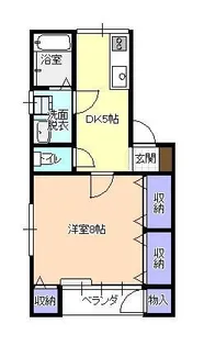ニューシティハイツ【1階】の間取り