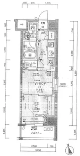 日神デュオステージ浅草II【8階】の間取り