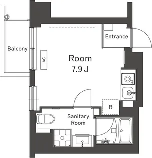 BELLEVIAGE SHINJUKU【4階】の間取り