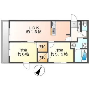 仮称 麻生区高石三丁目プロジェクト【3階】の間取り