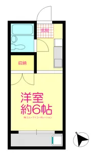 ジュネス谷野【1階】の間取り