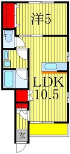 ディアコート【1階】の間取り