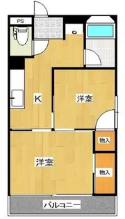 成増コーポ【1階】の間取り