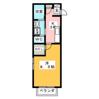 Siesta【2階】の間取り