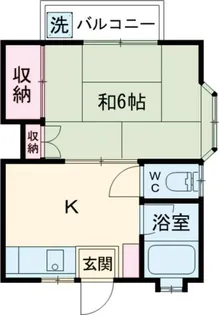 キャッスルII【2階】の間取り
