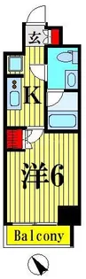 ユリカロゼ梅島【4階】の間取り