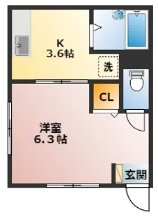 ヴェルデ・ピソ【1階】の間取り