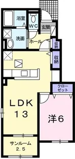 メゾン・ド・ベル I【1階】の間取り