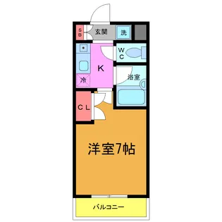 グランデルタ【3階】の間取り