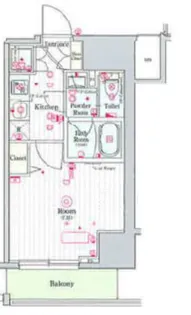 スカイコートプライム亀戸【4階】の間取り