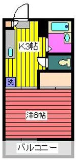 桂ハイム【2階】の間取り