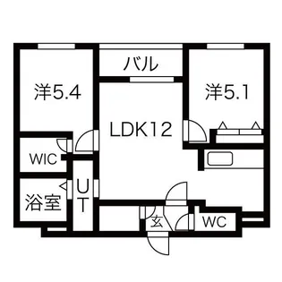 Rejoice東札幌【4階】の間取り