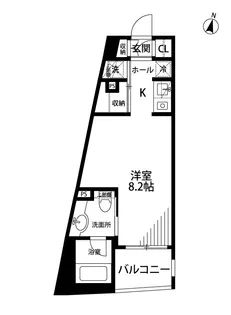 レックス多摩川レジデンス【3階】の間取り