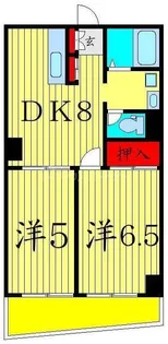 メゾン伊東【6階】の間取り