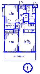ウエストヒルズ【2階】の間取り