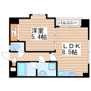 Lilas Court【1階】の間取り