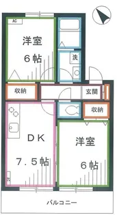 ノースタウン吉祥寺II【1階】の間取り