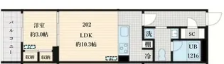 Fullea島津山【1階】の間取り