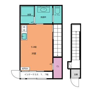 トレスポリシア【2階】の間取り