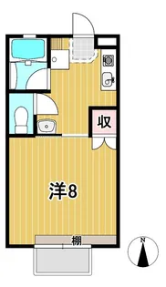 ムートン【1階】の間取り