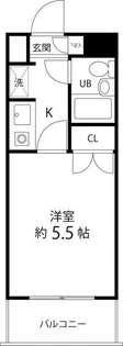 マイルストン東久留米【9階】の間取り
