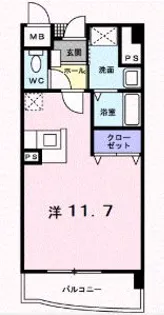 ベラルデ【7階】の間取り