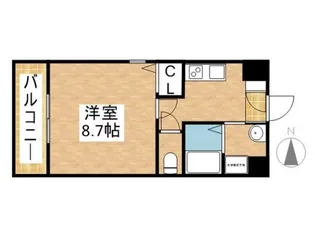 丹下キアーロ【5階】の間取り