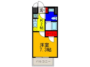オルゴグラート森ノ宮南館【5階】の間取り