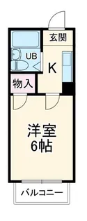 浜松デル・フィオーレ【2階】の間取り