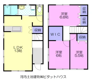 プラムフォレスト Aの間取り