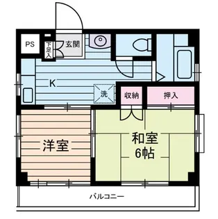 Zマンション【5階】の間取り