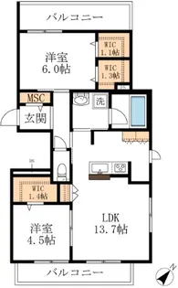 Brillante【2階】の間取り