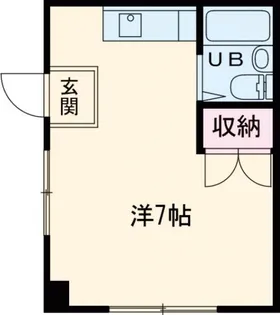 須山ハイツII【1階】の間取り